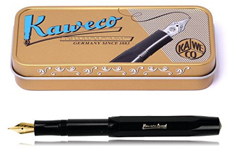 Kaweco Fountain Pen Black Classic Sport Medium Nib in gift tin Kaweco Fountain Pen Black Classic Sport Medium Nib in gift tin