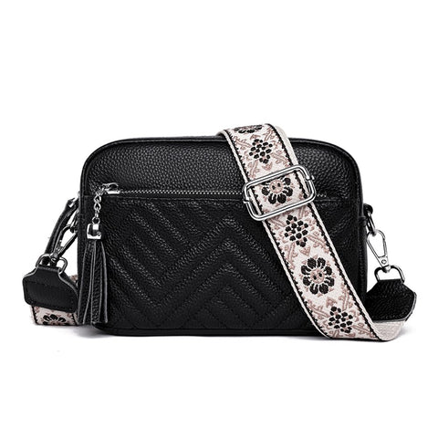 TIAASTAP Cross Body Bag - Small Handbags & Shoulder Bags with Adjustable Wide Strap, Multipurpose Leather Crossbody Bag for Women Ladies Girls Daily Use (Z02 Black) TIAASTAP Cross Body Bag - Small Handbags & Shoulder Bags with Adjustable Wide Strap, Multipurpose Leather Crossbody Bag for Women Ladies Girls Daily Use (Z02 Black)