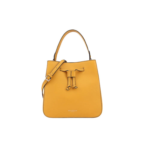 PAUL COSTELLOE Genuine Leather Multiway Bag - Versatile & Stylish Handbag with 6 Elegant Colour Options for Every Occasion, PEACE (SUNFLOWER) PAUL COSTELLOE Genuine Leather Multiway Bag - Versatile & Stylish Handbag with 6 Elegant Colour Options for Every Occasion, PEACE (SUNFLOWER)