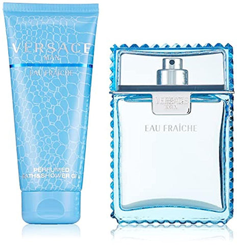 Versace Eau Fraiche Men Gift Set (Eau De Toilette Spray, Perfumed Bath and Shower Gel) Versace Eau Fraiche Men Gift Set (Eau De Toilette Spray, Perfumed Bath and Shower Gel)