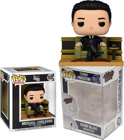 Funko Pop The Godfather Part II + Protector: Pop! Movies Vinyl Figure (Gift Set Bundled with ToyBop Box Protector Collector Case) (Michael Corleone Deluxe) Funko Pop The Godfather Part II + Protector: Pop! Movies Vinyl Figure (Gift Set Bundled with ToyBop Box Protector Collector Case) (Michael Corleone Deluxe)