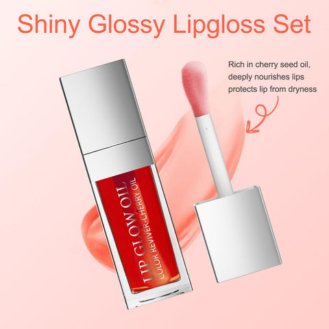 Rosarden Shiny Glossy Lipgloss Set, Shimmery Lip Glosses Kit For Women, Lip Gloss Set For Teens, Hydrating Lip Glow Oil Lip Tint Set For Dry Lips, 3Pcs Nourishing Glossier Lip Gloss Tinted Lip Oil Set Rosarden Shiny Glossy Lipgloss Set, Shimmery Lip Glosses Kit For Women, Lip Gloss Set For Teens, Hydrating Lip Glow Oil Lip Tint Set For Dry Lips, 3Pcs Nourishing Glossier Lip Gloss Tinted Lip Oil Set