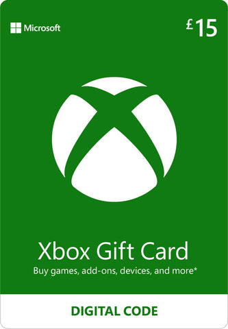 Xbox Gift Card | 15 GBP | Digital Voucher | Xbox One, Series S|X & Windows | (Download Code) Xbox Gift Card | 15 GBP | Digital Voucher | Xbox One, Series S|X & Windows | (Download Code)