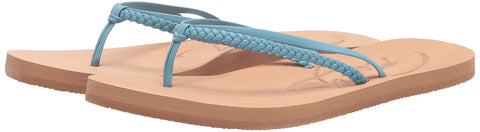 Roxy Women's Cabo Flip Flop Sandal, Blue Surf, 8 Roxy Women's Cabo Flip Flop Sandal, Blue Surf, 8