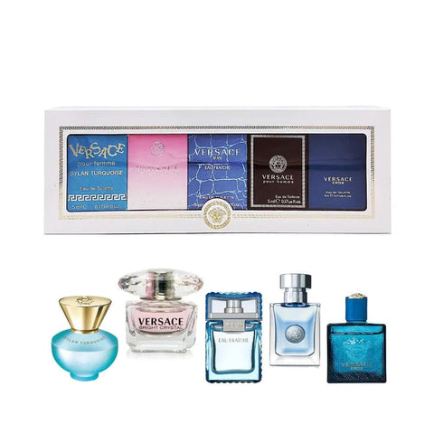 Versace Miniatures Collection by Versace for Unisex - 5 Pc Mini Gift Set Versace Miniatures Collection by Versace for Unisex - 5 Pc Mini Gift Set