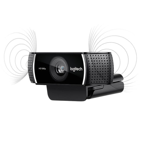 Logitech 1080p Pro Stream Webcam for HD Video Streaming and Recording at 1080p 30FPS (Renewed)