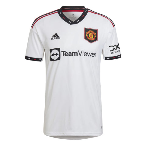 Manchester United F.C. H13880 Season 2022/2023 Official Away T-Shirt Mens White 3XL Manchester United F.C. H13880 Season 2022/2023 Official Away T-Shirt Mens White 3XL