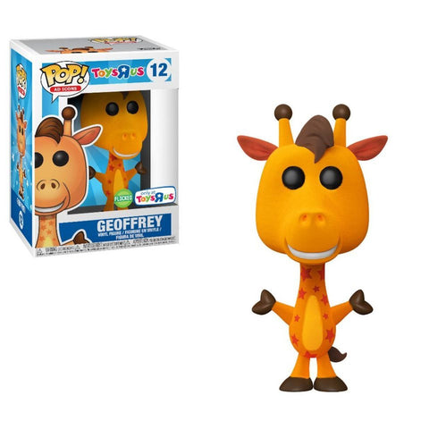 Funko Pop! Ad Icons - Flocked Geoffrey The Giraffe -Toy R Us Exclusive - Ships in .45mm Bubble Wrapped Pop Protector Funko Pop! Ad Icons - Flocked Geoffrey The Giraffe -Toy R Us Exclusive - Ships in .45mm Bubble Wrapped Pop Protector