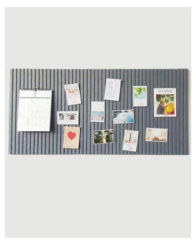 24 x 16 Bulletin Board, Decorative Felt Pin Board, 0.35“ Thick Foldable Photo Display Board with Self-Adhesive Tape, Vision Board for School Home Kitchen Office Walls/Dark Grey 24 x 16 Bulletin Board, Decorative Felt Pin Board, 0.35“ Thick Foldable Photo Display Board with Self-Adhesive Tape, Vision Board for School Home Kitchen Office Walls/Dark Grey