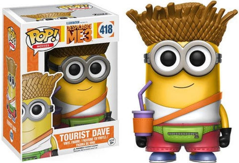 Funko POP Movies Despicable Me 3 Tourist Dave Action Figure Funko POP Movies Despicable Me 3 Tourist Dave Action Figure