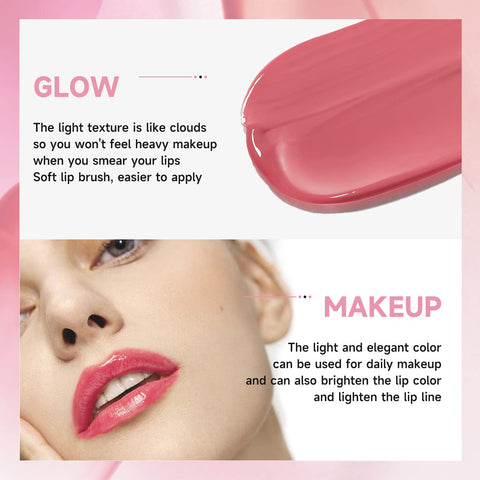Lip Oil Tinted - Juicy Moisturizing Lip Oil Gloss - Lip Gloss Set Lasting Nourishing - Vivid Color All-Day Wear Highly-Pigmented Natural Makeup Lip Glow Oil - Lip Tint Perfect for Women Daily Use (A) (A) Lip Oil Tinted - Juicy Moisturizing Lip Oil Gloss - Lip Gloss Set Lasting Nourishing - Vivid Color All-Day Wear Highly-Pigmented Natural Makeup Lip Glow Oil - Lip Tint Perfect for Women Daily Use (A) (A)