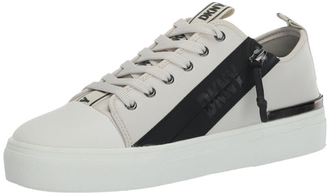 DKNY Women's Chaney-Lace Up Sneaker, Pebble, 8 DKNY Women's Chaney-Lace Up Sneaker, Pebble, 8