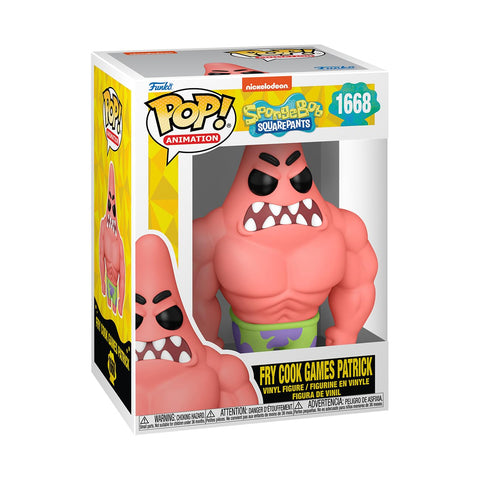 Funko Pop! Animation: Spongebob Squarepants 25th Anniversary - Fry Cook Games Patrick Funko Pop! Animation: Spongebob Squarepants 25th Anniversary - Fry Cook Games Patrick
