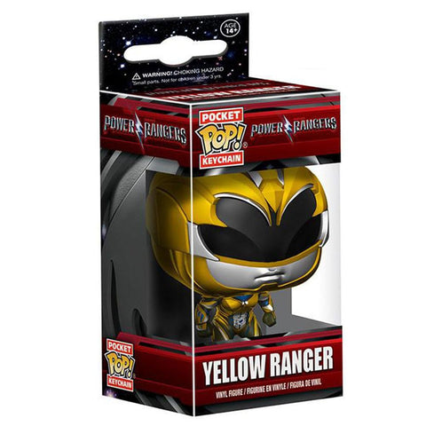 Funko Pop Keychain: Power Rangers Yellow Ranger Toy Figure Funko Pop Keychain: Power Rangers Yellow Ranger Toy Figure