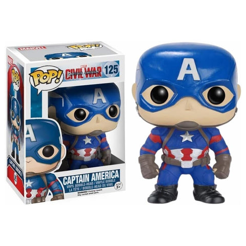 Underground Toys "POP! Bobble Marvel Captain America" Toy Underground Toys "POP! Bobble Marvel Captain America" Toy