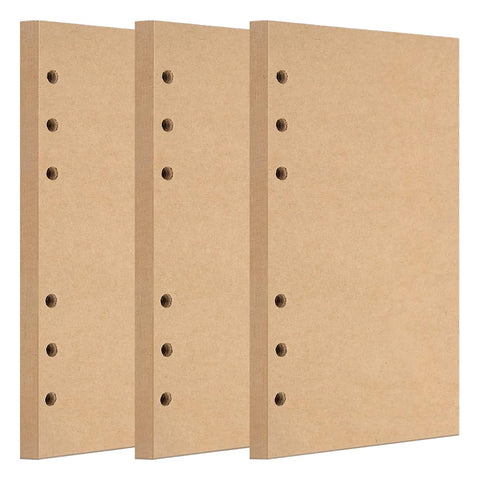 WWYSSZ Ring Binder Refill Paper Kraft Paper A5 Refillable 3 Pack Note Paper 6 Holes 135 Sheets Refillable Refill Paper Refill Inserts for Agenda Planner Diaries Daily Diary Sketches WWYSSZ Ring Binder Refill Paper Kraft Paper A5 Refillable 3 Pack Note Paper 6 Holes 135 Sheets Refillable Refill Paper Refill Inserts for Agenda Planner Diaries Daily Diary Sketches
