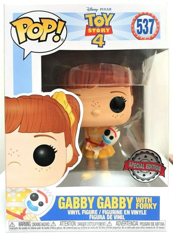 Funko POP! 537 Exclusive Disney: Toy Story 4 - Gabby Gabby Holding Forky Funko POP! 537 Exclusive Disney: Toy Story 4 - Gabby Gabby Holding Forky