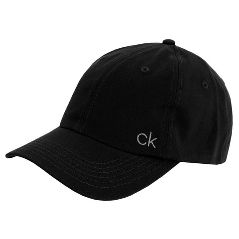 Calvin Klein Mens Classic Cotton Cap - Black - One Size Calvin Klein Mens Classic Cotton Cap - Black - One Size