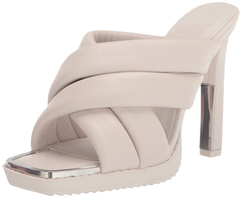 DKNY Women's Cross Strap Heel Slip On Heeled Sandal, 8.5 DKNY Women's Cross Strap Heel Slip On Heeled Sandal, 8.5