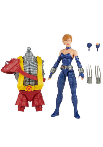 Marvel Hasbro Legends Series 6-inch Scale Action Figure Toy Marvel's Shadowcat, Premium Design, 1 Figure, 4 Accessories, and 1 Build-A-Figure Part Marvel Hasbro Legends Series 6-inch Scale Action Figure Toy Marvel's Shadowcat, Premium Design, 1 Figure, 4 Accessories, and 1 Build-A-Figure Part