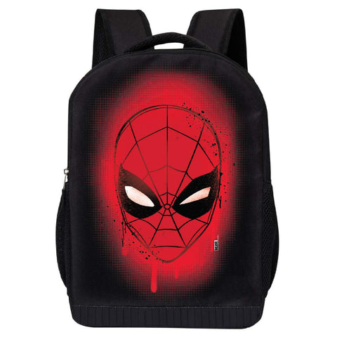 Marvel COMICS CLASSIC SPIDERMAN BACKPACK BLACK SPIDERMAN 18 INCH AIR MESH PADDED BAG (Spiderman Face) Marvel COMICS CLASSIC SPIDERMAN BACKPACK BLACK SPIDERMAN 18 INCH AIR MESH PADDED BAG (Spiderman Face)