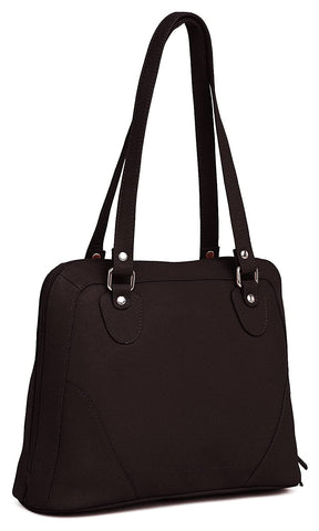 Designer Genuine Real Nappa Leather Handmade Women Ladies Travel Satchel Everyday Work iPad Shoulder Handbag Bag (Dark Brown) Designer Genuine Real Nappa Leather Handmade Women Ladies Travel Satchel Everyday Work iPad Shoulder Handbag Bag (Dark Brown)