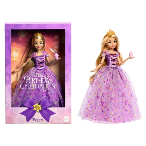 Mattel Disney Princess Birthday Celebration Rapunzel Deluxe Fashion Doll, Inspired by Disney Tangled Movie, Special Occasion Doll for Kids & Collectors Mattel Disney Princess Birthday Celebration Rapunzel Deluxe Fashion Doll, Inspired by Disney Tangled Movie, Special Occasion Doll for Kids & Collectors