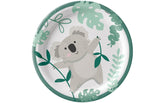 Koala Party Round Plates | 7†| 8 Pcs.