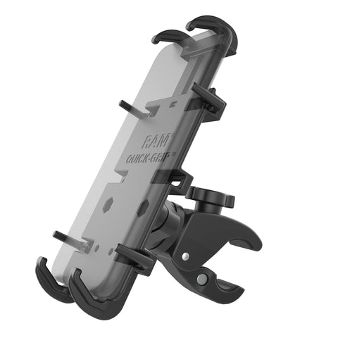 RAM Mounts Quick-Grip Large Phone Mount with Low-Profile Tough-Claw RAM-HOL-PD4-400-1U RAM Mounts Quick-Grip Large Phone Mount with Low-Profile Tough-Claw RAM-HOL-PD4-400-1U