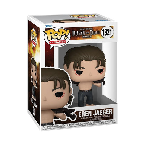 Funko POP! Animation: AoT - Eren Jaeger Jeager - Attack on Titan - Collectable Vinyl Figure - Gift Idea - Official Merchandise - Toys for Kids & Adults - Anime Fans - Model Figure for Collectors Funko POP! Animation: AoT - Eren Jaeger Jeager - Attack on Titan - Collectable Vinyl Figure - Gift Idea - Official Merchandise - Toys for Kids & Adults - Anime Fans - Model Figure for Collectors