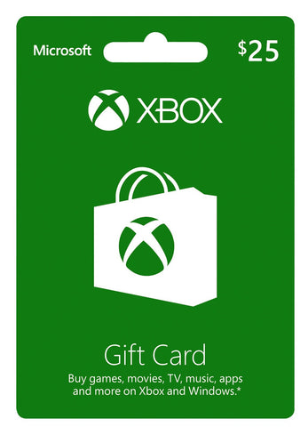 Xbox $25 Gift Card Xbox $25 Gift Card
