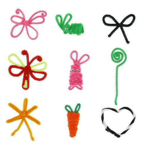 100pcs Pipe Cleaners Chenille Stems for DIY Art Supplies Craft Projects 6mmx30cm Christmas Pipe Cleaners Decoration, Glitter Silver 100pcs Pipe Cleaners Chenille Stems for DIY Art Supplies Craft Projects 6mmx30cm Christmas Pipe Cleaners Decoration, Glitter Silver