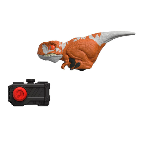 Mattel Jurassic World Toys Dominion Uncaged Click Tracker Atrociraptor Dinosaur Action Figure, Toy Gift with Interactive Motion and Sound, Clicker Control (Red) Mattel Jurassic World Toys Dominion Uncaged Click Tracker Atrociraptor Dinosaur Action Figure, Toy Gift with Interactive Motion and Sound, Clicker Control (Red)