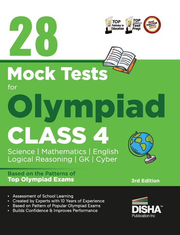 28 Mock Test Series for Olympiads Class 4 Science, Mathematics, English, Logical Reasoning, GK & Cyber 2nd Edition 28 Mock Test Series for Olympiads Class 4 Science, Mathematics, English, Logical Reasoning, GK & Cyber 2nd Edition