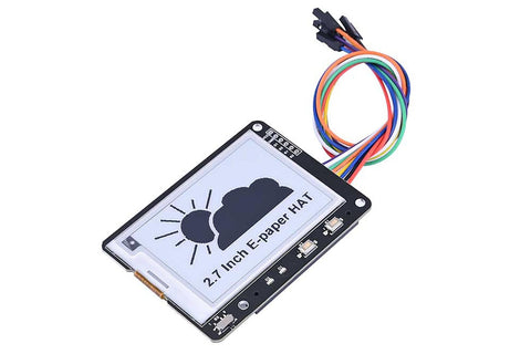 264X176, 2.7inch E-ink Display HAT For Raspberry Pi/Raspberry Pi Pico/Jetson Nano/Arduino/STM32 2.7-Inch E-Paper HAT Two Color Black White SPI Interface 264X176, 2.7inch E-ink Display HAT For Raspberry Pi/Raspberry Pi Pico/Jetson Nano/Arduino/STM32 2.7-Inch E-Paper HAT Two Color Black White SPI Interface