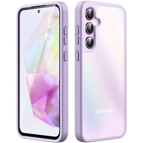 JETech Matte Case for Samsung Galaxy A35 5G, Frosted Translucent Back Protective Slim Phone Cover, Anti-Fingerprints (Purple) JETech Matte Case for Samsung Galaxy A35 5G, Frosted Translucent Back Protective Slim Phone Cover, Anti-Fingerprints (Purple)