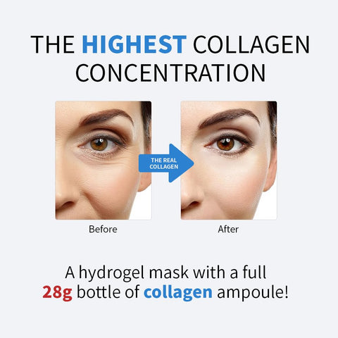 Collagen Face Mask Deep Collagen Anti Wrinkle Lifting Mask Collagen Face Mask Overnight, Collagen Real Deep Mask for Lifting, Firming, Moisturizing - 28g x 5ea Collagen Face Mask Deep Collagen Anti Wrinkle Lifting Mask Collagen Face Mask Overnight, Collagen Real Deep Mask for Lifting, Firming, Moisturizing - 28g x 5ea