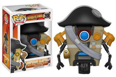 Funko POP Games Borderlands Emperor Claptrap Action Figure Funko POP Games Borderlands Emperor Claptrap Action Figure