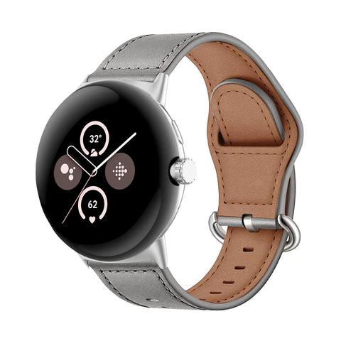 MiRowy Leather Strap for Google Pixel Watch 3 41 mm/Google Pixel Watch 2/Google Pixel Watch, Watch Strap for Men and Women, Premium Leather Strap Replacement Bands for Google Pixel Watch - Pink MiRowy Leather Strap for Google Pixel Watch 3 41 mm/Google Pixel Watch 2/Google Pixel Watch, Watch Strap for Men and Women, Premium Leather Strap Replacement Bands for Google Pixel Watch - Pink