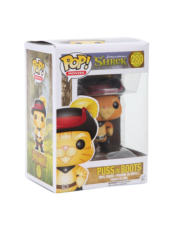 Funko POP Movies: Shrek - Puss in Boots Toy Figure,Multi-colored,3.75 inches Funko POP Movies: Shrek - Puss in Boots Toy Figure,Multi-colored,3.75 inches