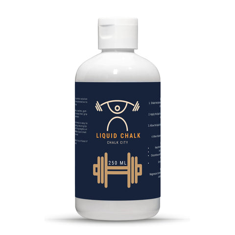 Chalk City Liquid Chalk 250ml | Maximum Grip and Sweat-Free Hands | Liquid Climbing Chalk | Quick Drying, No Mess Hand Chalk | Weightlifting, Yoga, Climbing, Powerlifting Gym Chalk (White) Chalk City Liquid Chalk 250ml | Maximum Grip and Sweat-Free Hands | Liquid Climbing Chalk | Quick Drying, No Mess Hand Chalk | Weightlifting, Yoga, Climbing, Powerlifting Gym Chalk (White)