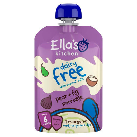 Ella'S Kitchen Organic Coconut Milk,Oats,Pear,Fig 6M+ Stage 1, 100 g Ella'S Kitchen Organic Coconut Milk,Oats,Pear,Fig 6M+ Stage 1, 100 g