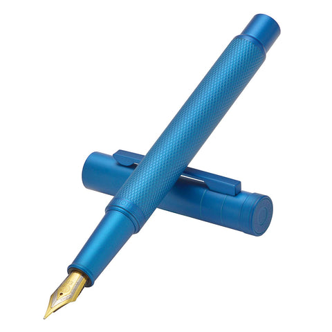 Hongdian Blue Forest Fountain Pen Medium Nib Classic Design with Converter and Metal Pen Case Set Hongdian Blue Forest Fountain Pen Medium Nib Classic Design with Converter and Metal Pen Case Set