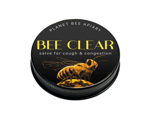 Chest rub, Salve for cough & congestion, Calming relief from cough and congestion, Soothing relief with eucalyptus, Breath easy salve, Relieves nasal congestion, All natural BEE CLEAR (BEE CLEAR 2oz) Chest rub, Salve for cough & congestion, Calming relief from cough and congestion, Soothing relief with eucalyptus, Breath easy salve, Relieves nasal congestion, All natural BEE CLEAR (BEE CLEAR 2oz)