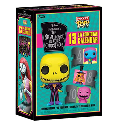 Funko Pop! Advent Calendar: 13 Days - The Nightmare Before Christmas (Blacklight), Multicolor, 63959 Funko Pop! Advent Calendar: 13 Days - The Nightmare Before Christmas (Blacklight), Multicolor, 63959
