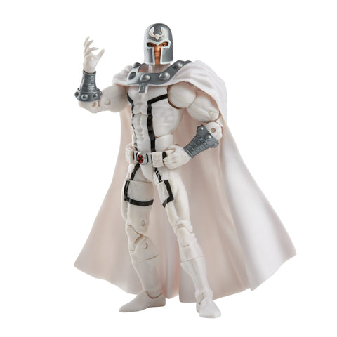 Marvel Hasbro Legends Series X-Men 6-inch Collectible Magneto Action Figure Toy, Premium Design and 2 Accessories, Ages 4 and Up, White Marvel Hasbro Legends Series X-Men 6-inch Collectible Magneto Action Figure Toy, Premium Design and 2 Accessories, Ages 4 and Up, White