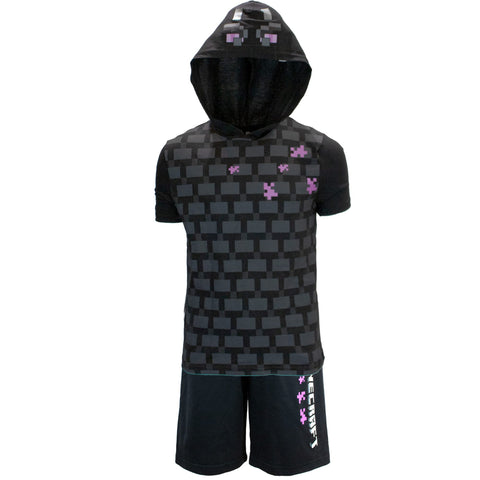 Minecraft Enter Dragon Costume Short Set (Black, Size 4) Minecraft Enter Dragon Costume Short Set (Black, Size 4)