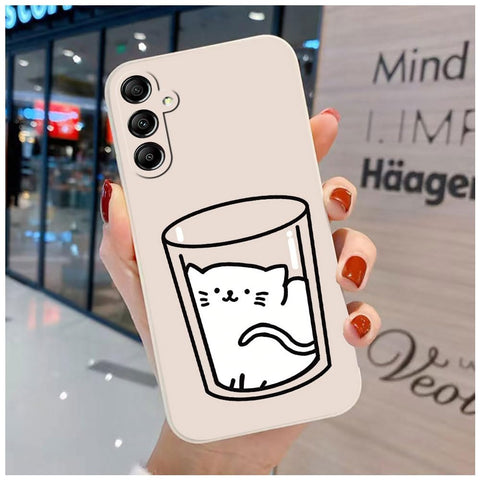 Cute Case Compatible with Samsung Galaxy A14 - Comfortable Monster Cherry Soft TPU with Cartoon Animal Cute Case Compatible with Samsung Galaxy A14 - Comfortable Monster Cherry Soft TPU with Cartoon Animal