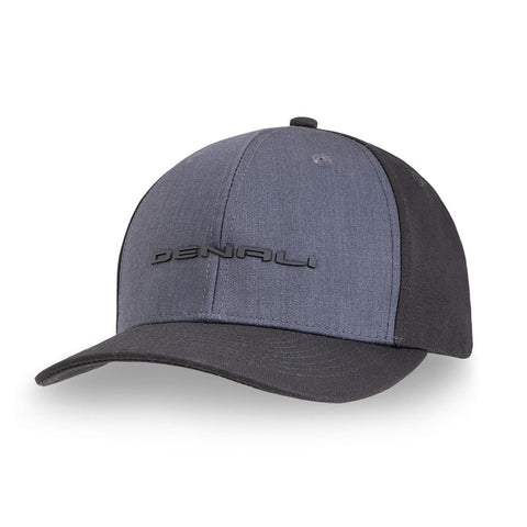 GMC Denali Rubber Logo Hat - Structured Snapback Cap - Officially Licensed by GM Black GMC Denali Rubber Logo Hat - Structured Snapback Cap - Officially Licensed by GM Black