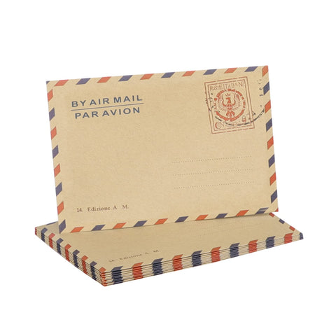 10 Pcs Vintage Paper Envelopes 162 X 110mm Kraft Paper Envelopes with Exquisite Pattern Brown Airmail Envelopes for Postcard Gift Greeting Card Invitation and Letters 10 Pcs Vintage Paper Envelopes 162 X 110mm Kraft Paper Envelopes with Exquisite Pattern Brown Airmail Envelopes for Postcard Gift Greeting Card Invitation and Letters
